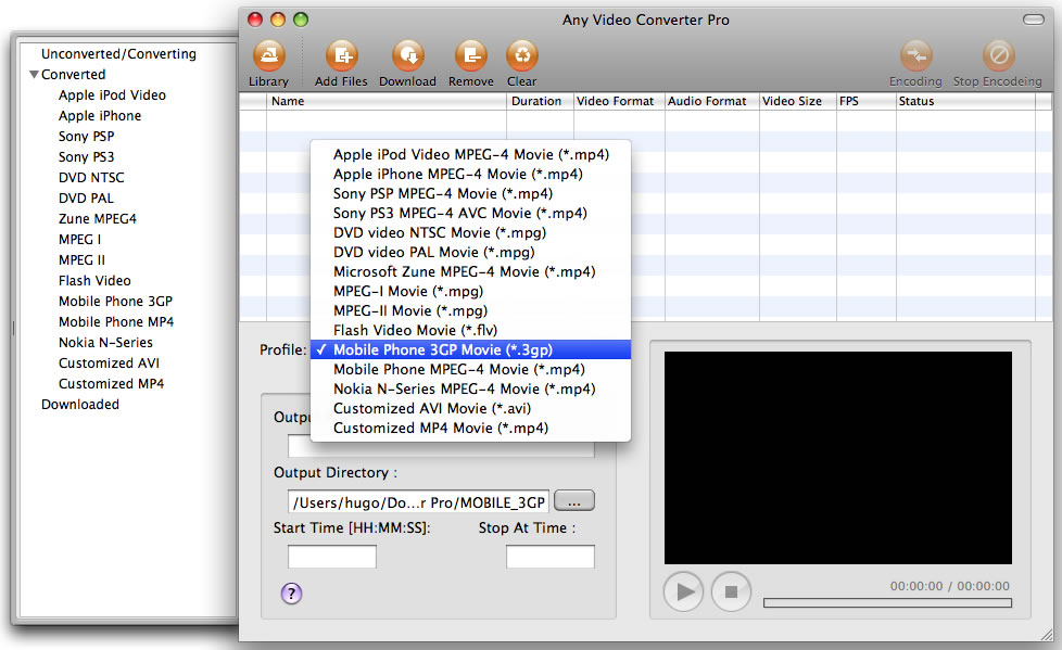 any video converter for mac interface