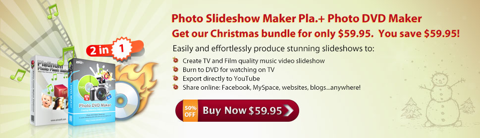 Photo DVD Slideshow Maker banner