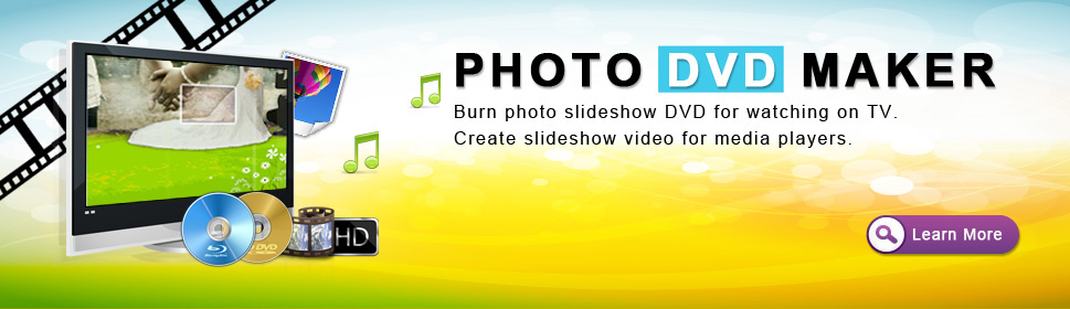 Photo DVD Slideshow Maker banner