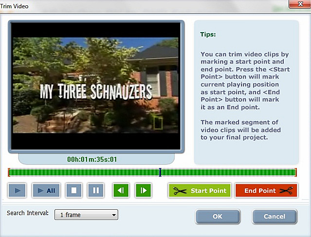 Trim videos