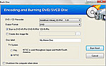 Burn disc