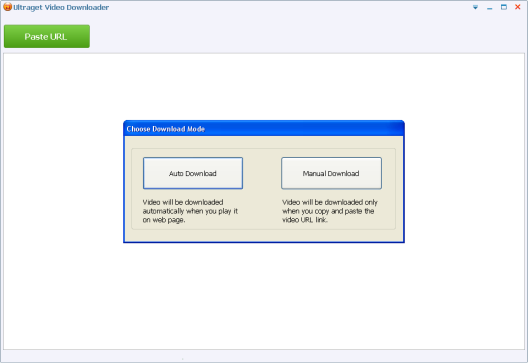 screen shot of UltraGet Video Downloader