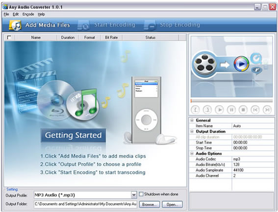 for converting audio