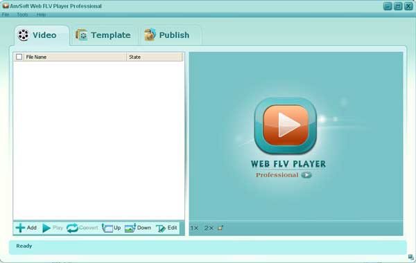 Screenshot of Web flv Player Pro