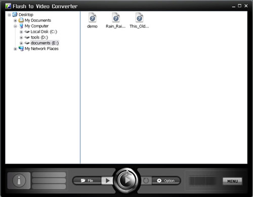 Flash to Video Converter screenshot