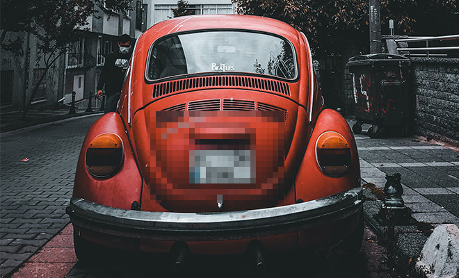 blur license plates with ai