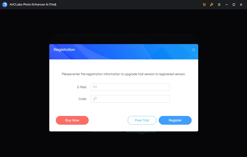 input registration information