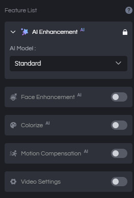 custom AI settings