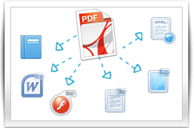 Convertir PDF en texte, epub, jepg, jpg, swf