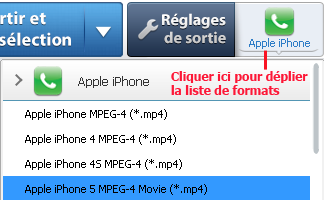 convertir vidéo pour iphone 5