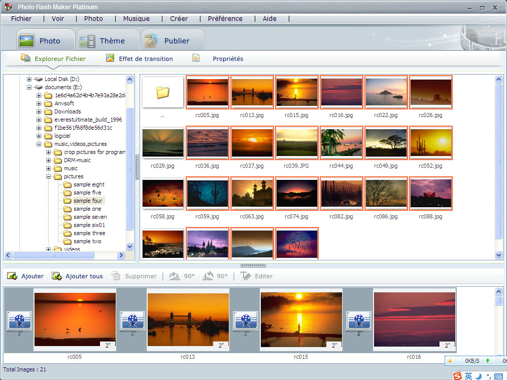 Screenshot of Photo Slideshow Maker Platinum