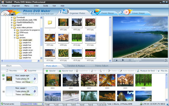 Screenshot of Photo DVD Maker