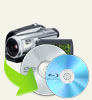 Burn videos to standard DVD and Blu-ray disc