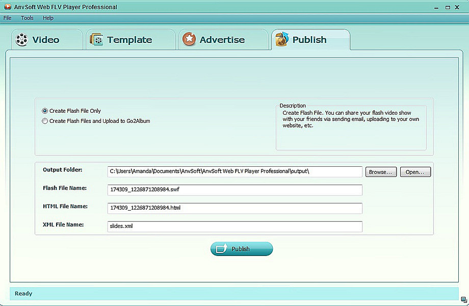 Create flash file